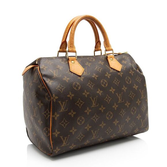 Louis Vuitton Monogram Canvas Speedy 30 Satchel - Picture 2 of 15